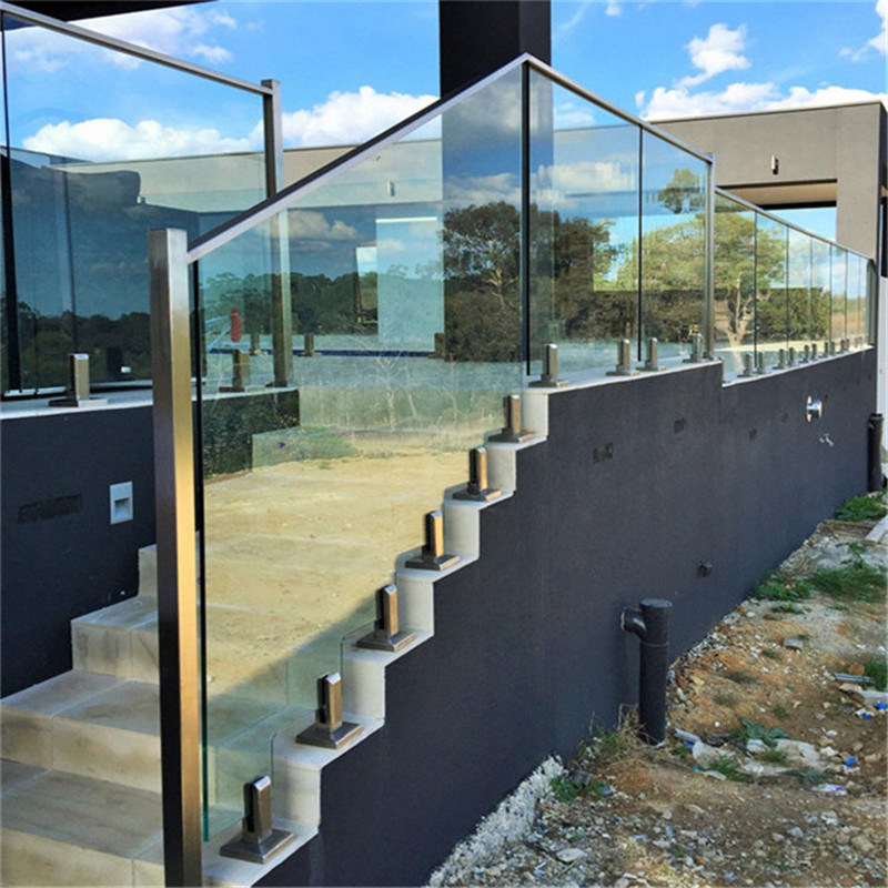Spigot Glass Railing for Balcony or Pool Frameless Glass Balustrade