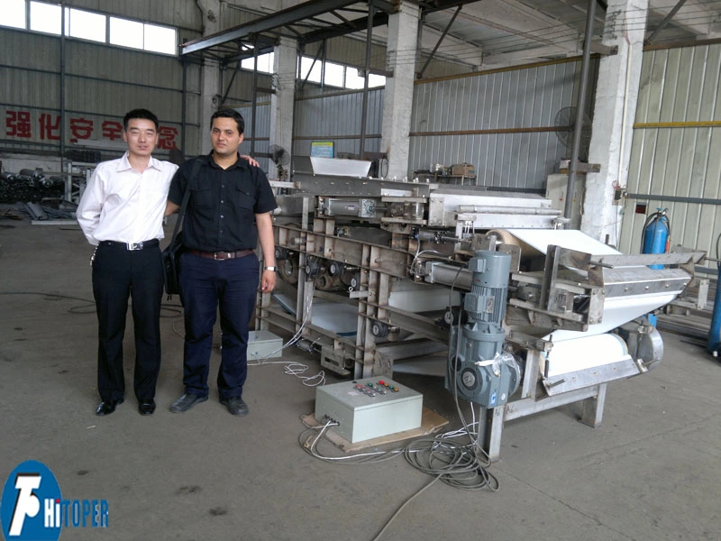 Continuous Belt Filter Press in Wastewater Treatment Biological