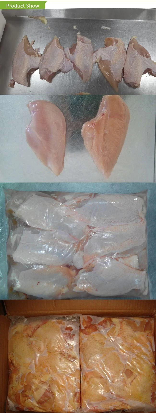 Frozen Halal Chicken Breast Fillets Skinelss