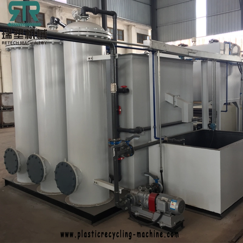 Plastic Washing Recycling Machine with Sewage Treatment System/Wastewater Treatment Machine