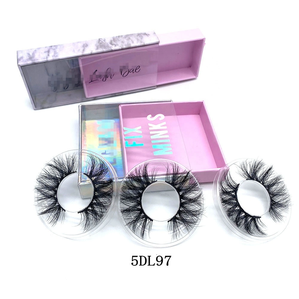 Wholesale Private Label 5D Mink Eyelashes with Packaging Box Lash Curlers