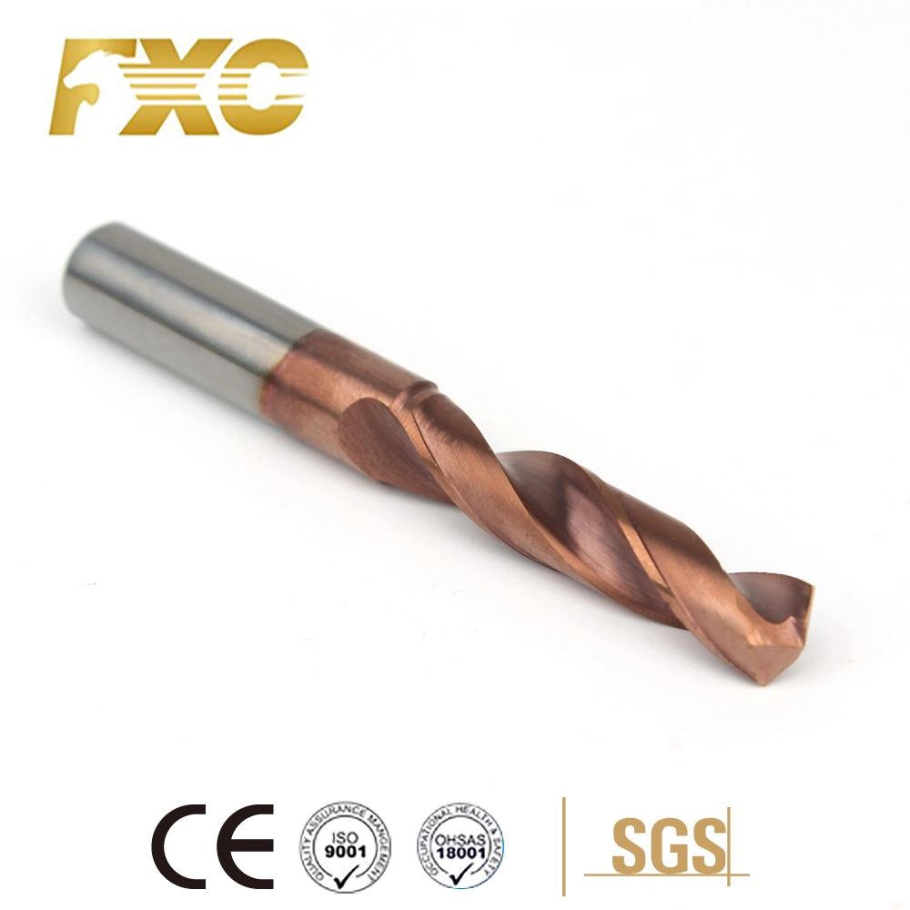 HRC55 Tungsten Carbide Twist Drilling Bits Diamond Drill Tool