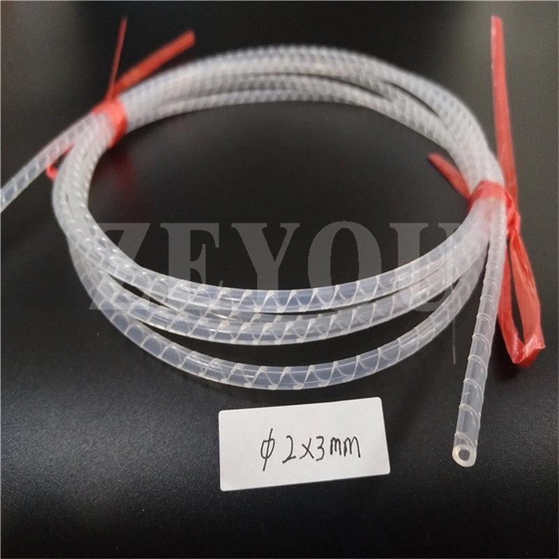 Dielectric Fireproof Transparent FEP F46 Coil Bobbin Winding Pipe for Cable and Wire Packing