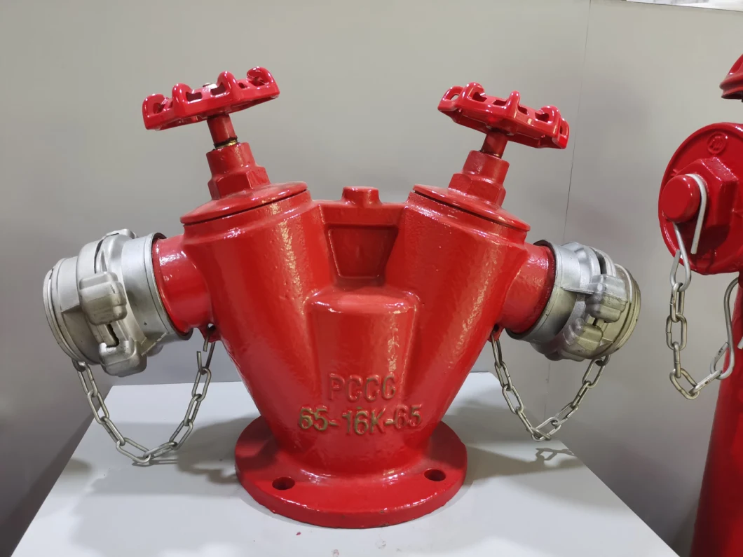 Black Rotary Table Without Booth Bucker Double Outlet Fire Hydrant
