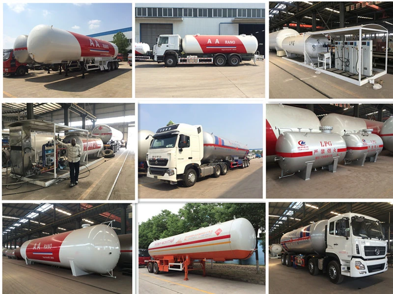 60 Cbm Propane Gas Loading Above Ground LPG Storage Tanker
