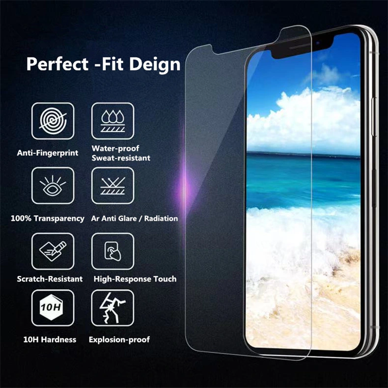 9d Protector Mobile Phone Protective Film Tempered Glass Screen Protector Max Guard for iPhone 12 Series Mini PRO Max High Definition Mobile Screen Protector