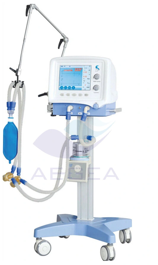 Medical Ambulance Emergency Device Ventilator Portable Mobile Oxygen Respirator Machine