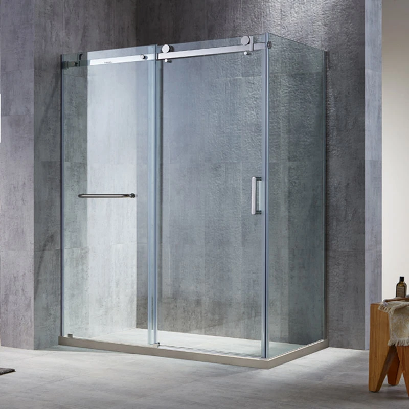 Frameless Sliding Customize Glass Shower Rooms Sliding Doors