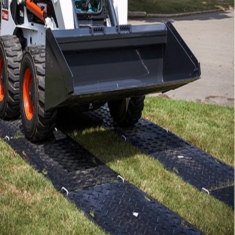 4X8 Plastic HDPE Ground Protection Mats/Composite Temporary Plastic Roadway Ground Protection Mat System