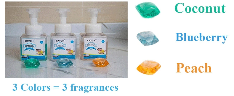 Magic Liquid Hand Wash Soap with Colorful Bubble Wand