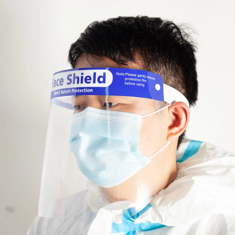 Factory Wholesale Face Protection Shield Mask Plastic Face Shield Face Shield Mask with Plastic Shield