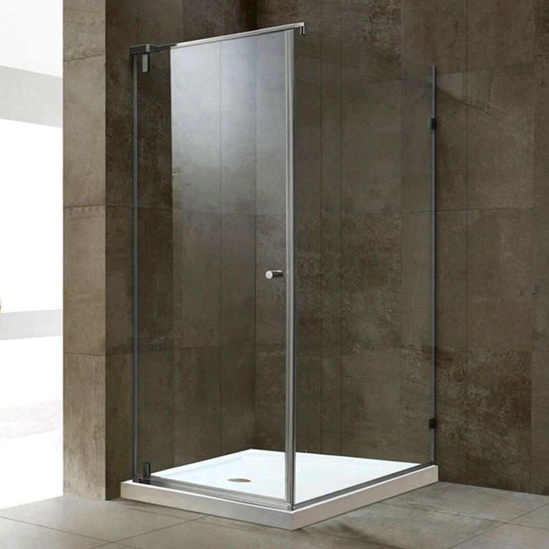Tempered Glass Shower Door Rectangle Frameless Shower Room Enclosure