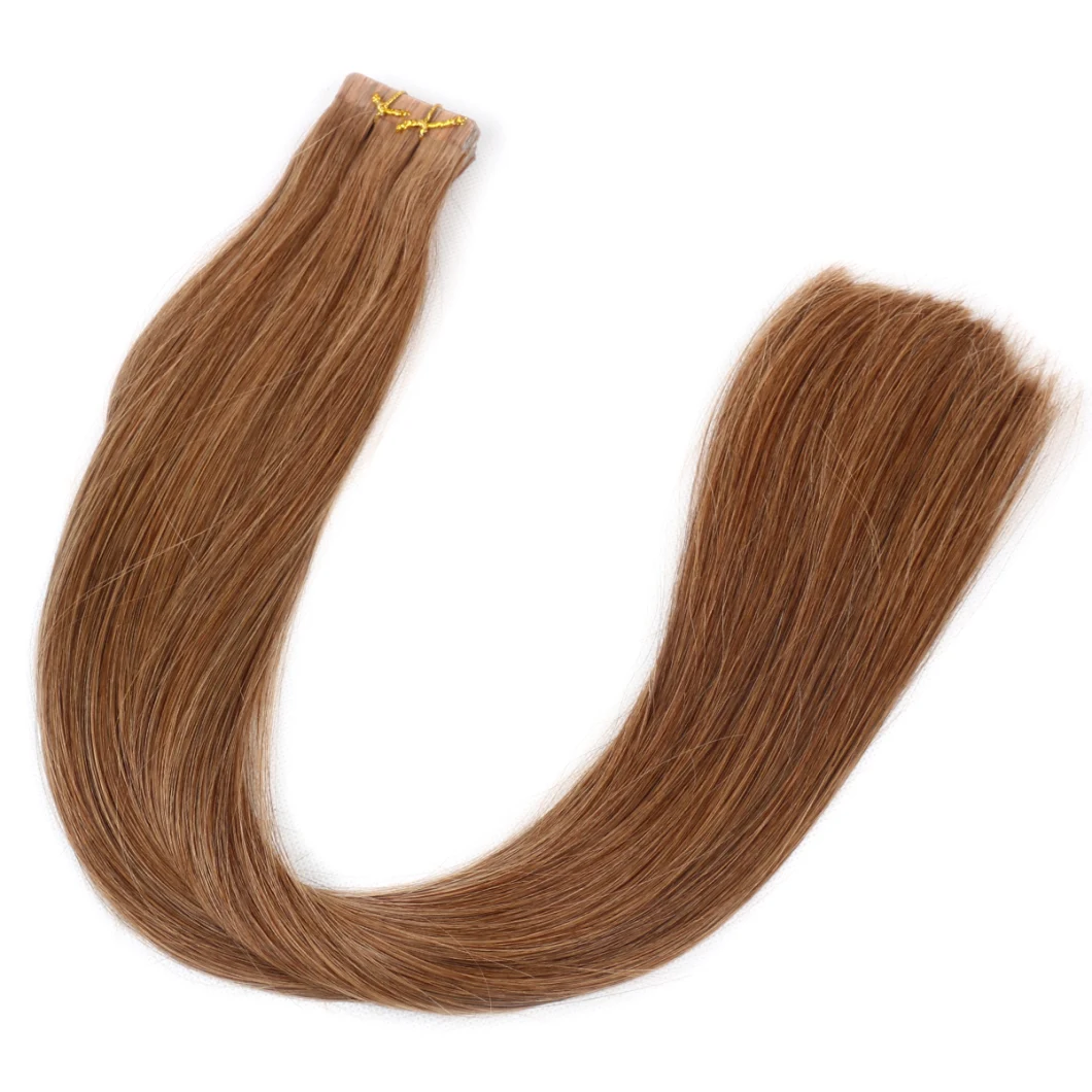 Human Virgin Hair Long Hair Texture Tape in Hair, Tape Hair Extensions