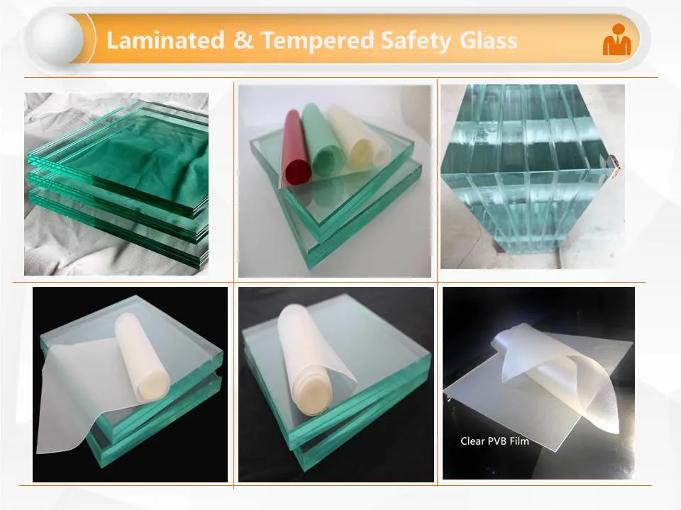 Safety Toughened /Tempered Railing Glass for Home Window