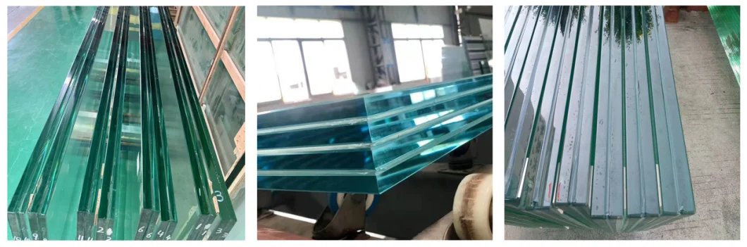 PVB/Sgp/EVA Sandwich Laminated Glass Tempered Glass Safety Building Glass for Windows Doors
