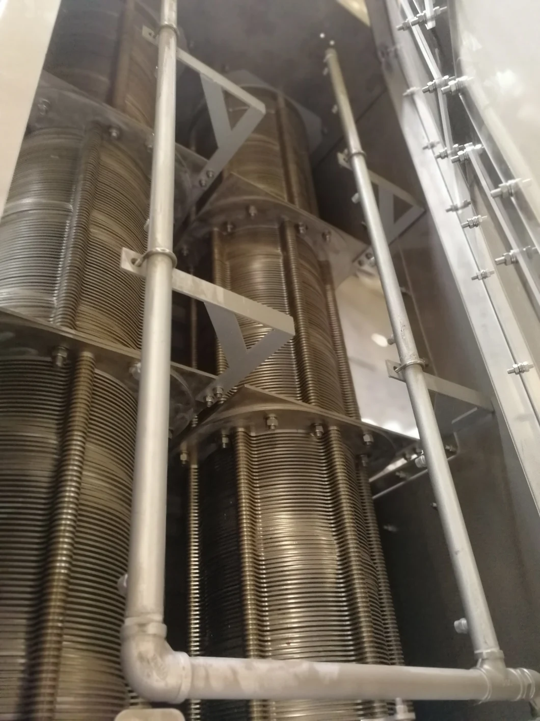 Wastewater Screw Volute Sludge Dewatering Machine Press for Sewage Treatment Plant