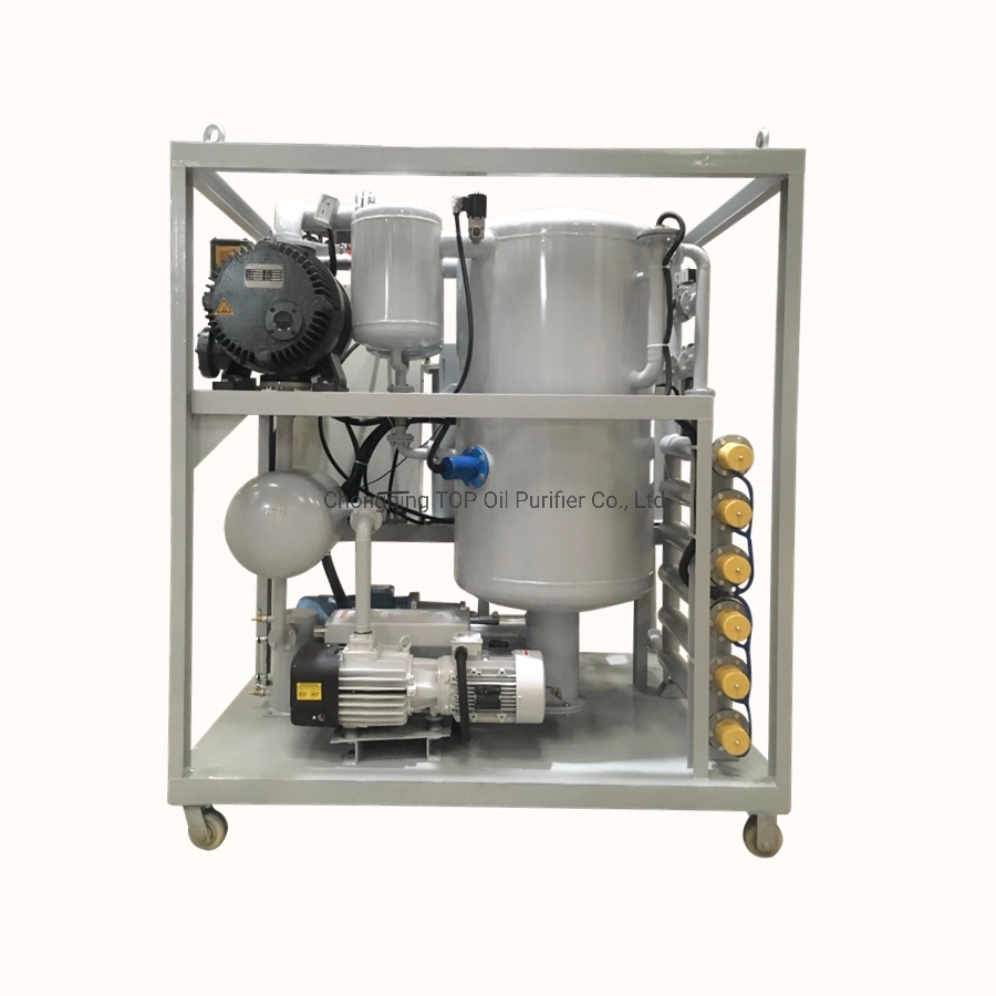 Double-Stage Vacuum Oil Purifier for Transformer Oil Dehydration and Degasification