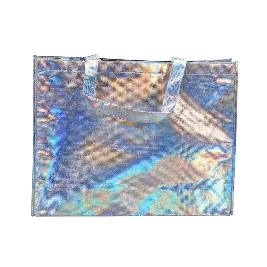 100% Bio-Degradable Reused Bag Recyclable Laser Film Non Woven Bags
