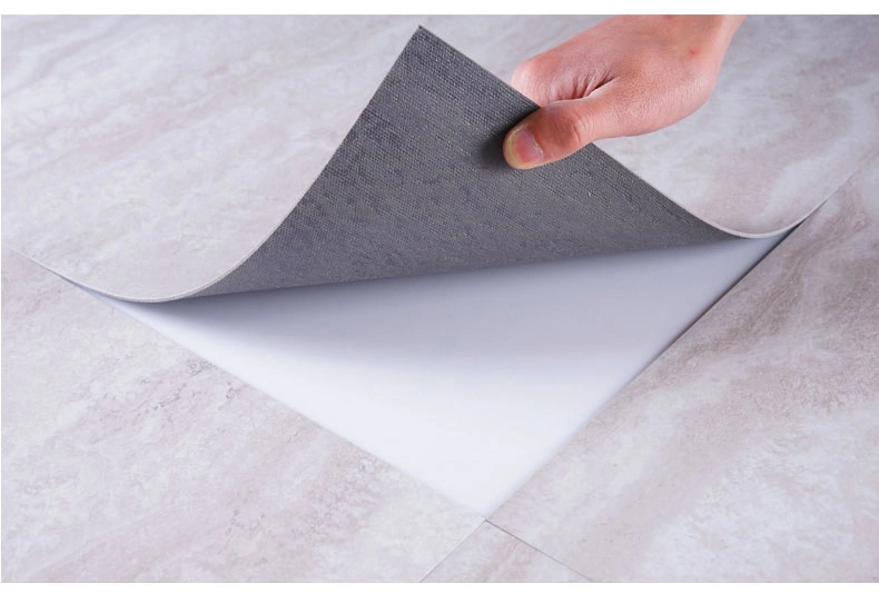 Marble Design Self Adhesive Vinyl Floor Tile Amazon Hot Selling DIY PVC Floor Tile