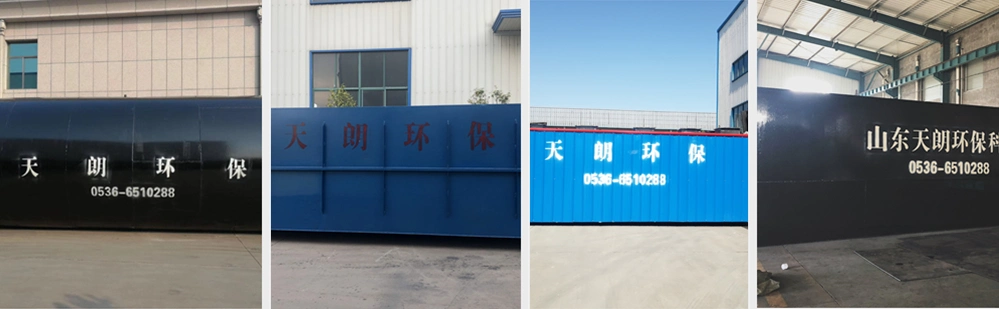 High Quality Mbbr Domestic/Household/Scenic Spot Sewage Treatment Plant