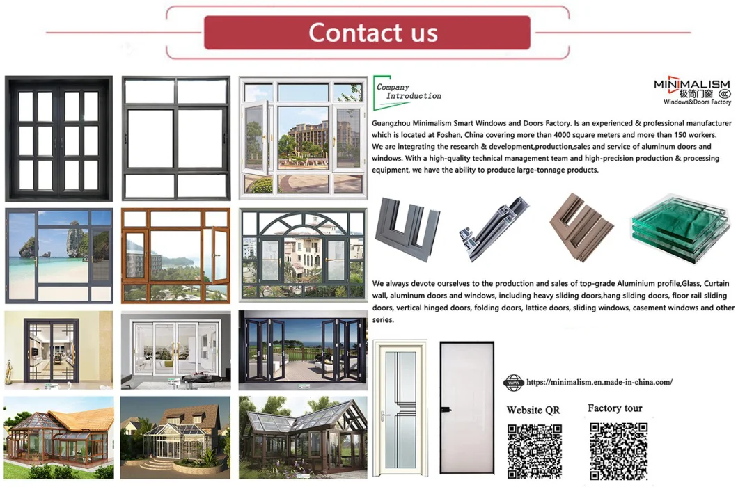 Certificated Aluminium Material Casement Window with Reflective Glass