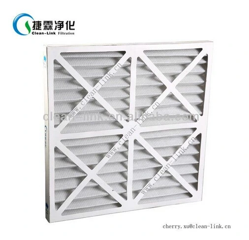 HVAC Panel Filter Pre Filter, Paper Cardborad Pleat Prefilter
