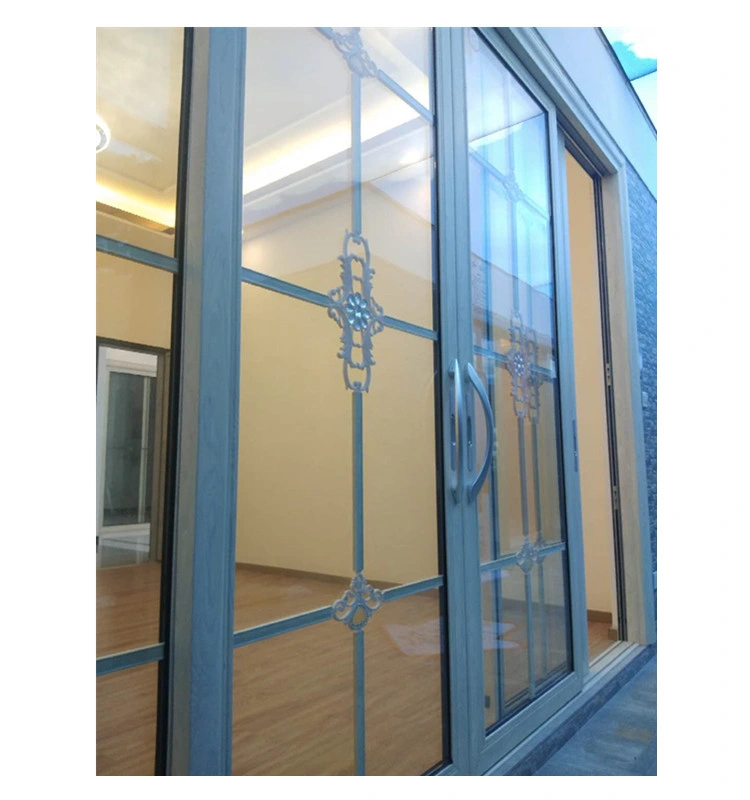 China Factory Directly Supply 3 Panel Sliding Glass Door Interior Aluminum Glass Sliding Doors Aluminum Frame Sliding Glass Door