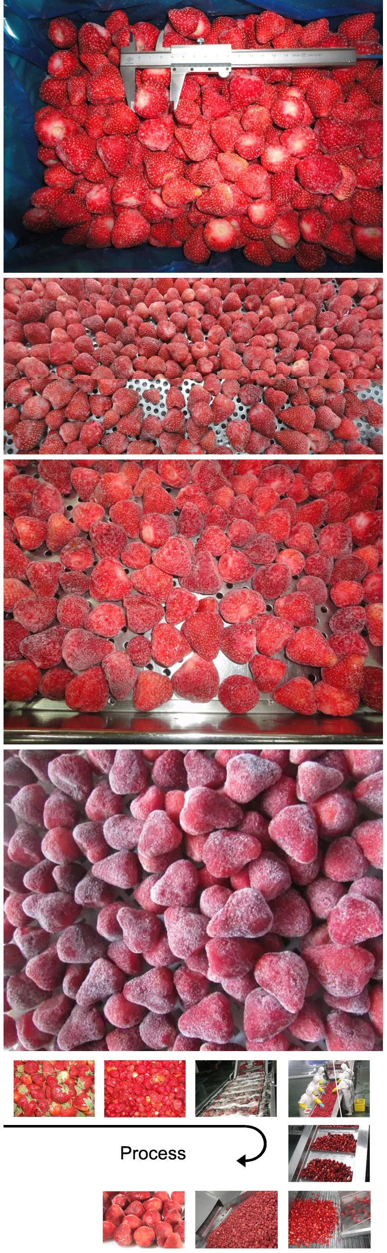 Wholesale Frozen Fruits IQF Frozen Strawberry Whole From Origin