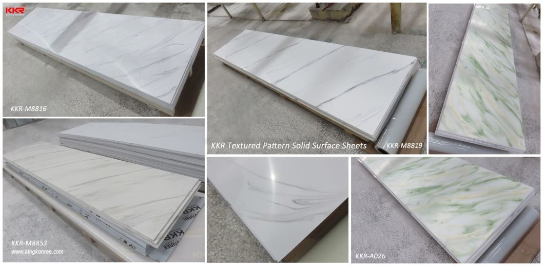 Marble Countertop Artificial Stone Sheets Solid Surface Sheets Stone Desk Top Marble Stone Artificial Stone