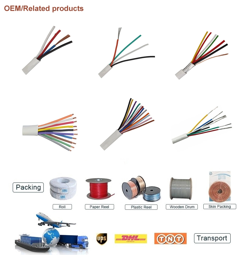 Communication Fire Alarm Cable 4cores Security System for Audio/Monitor CPR Approved