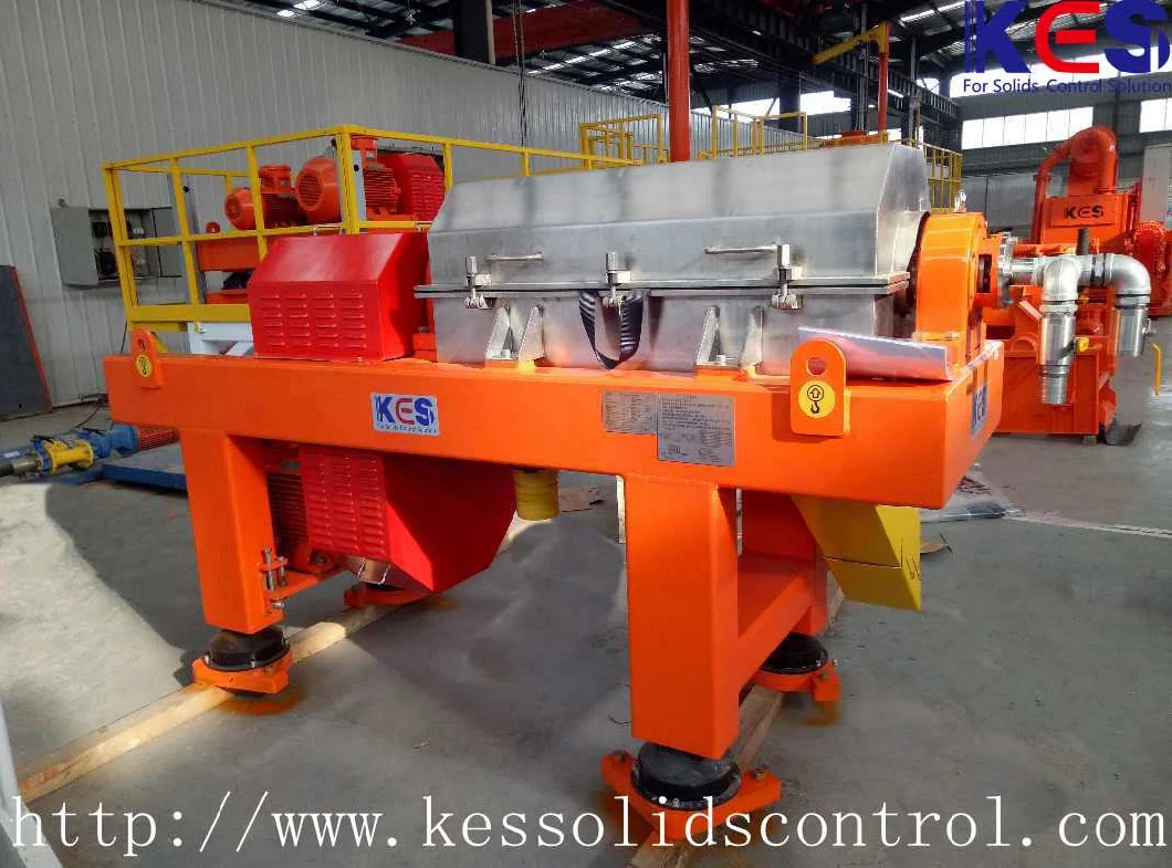 Continuous Horizontal Decanter Centrifuge for Sludge with Screw Discharging