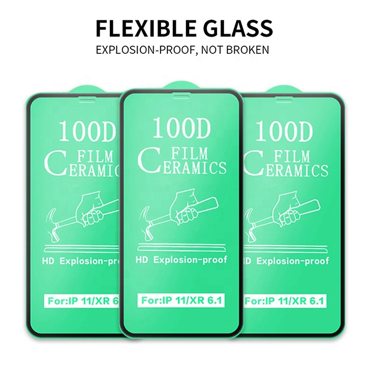 Shock-Proof and Stain-Proof Tempered Glass Screen Protective Ceramic with Matte Surface Flexible Glass Screen Protective Film for iPhone 11 PRO Max/X/Xs/Xr