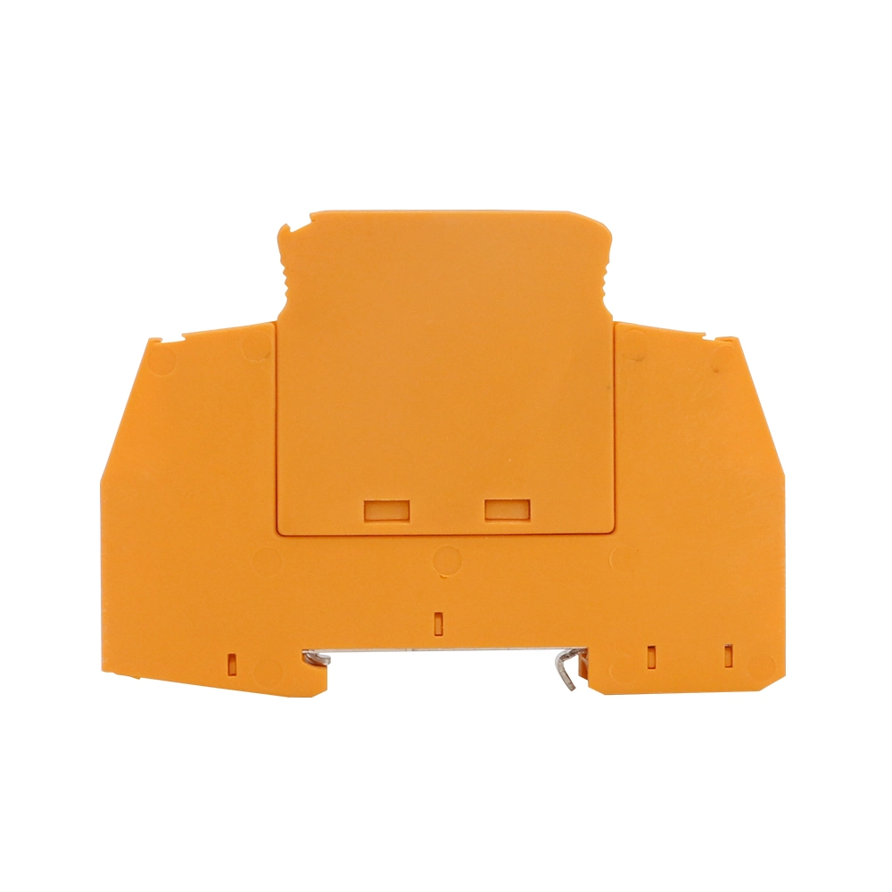 in 20ka Orange Fireproof Material Enclosure Pluggable DIN Rail Signal Surge Lightning Protection Arrester