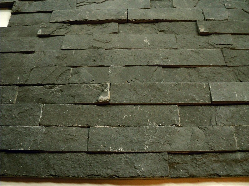 Wholesale Natural Black Slate Tiles for Wall Cladding/Stone Veneer