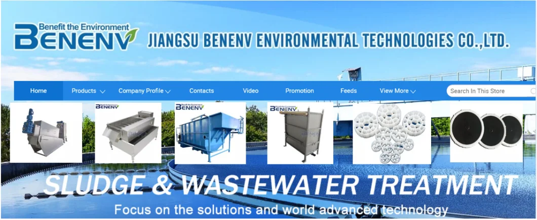 Screw Press Sewage Treatment Plant Dewatering Machine Screw Press Filter for Waste Water System