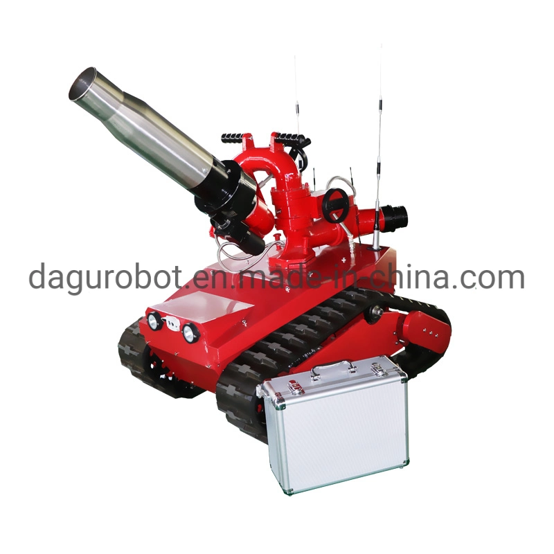 Outdoor Long-Distance Control Fire Rescue Fire Fighting Robot for Firefighter