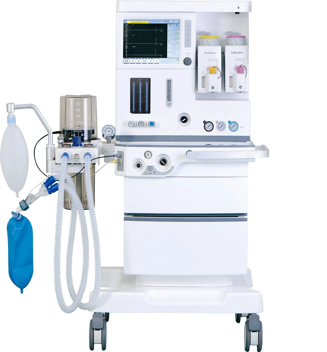 Multiuse Superstar S6100plus Portable Veterinary Human Inhalation ICU Breathing Equipment System Drager Apparatus Monitor Ventilator Anesthesia Machine