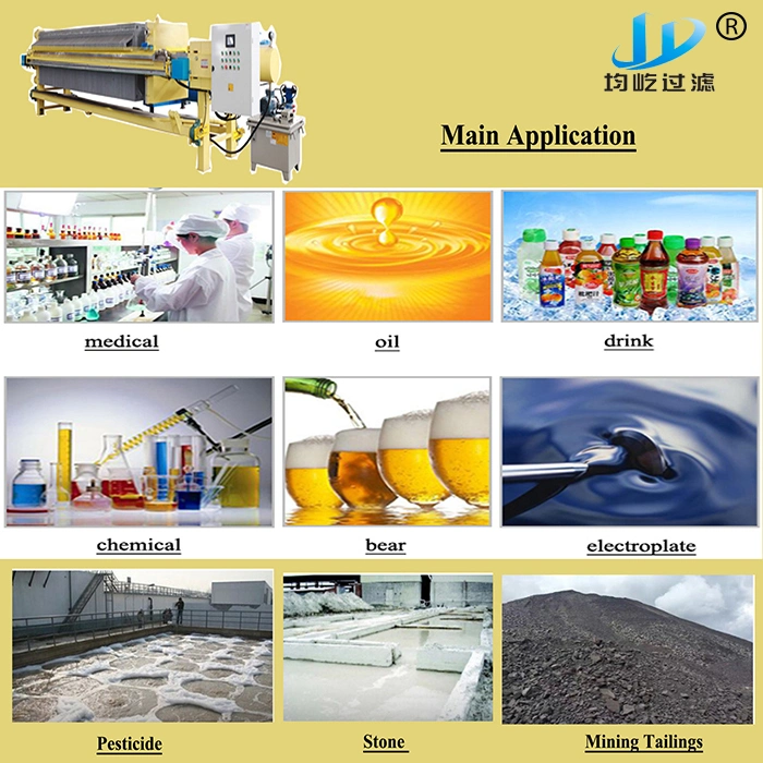 Sunflower Manufacturers Machine Plate and Frame Filter Press