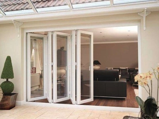 Garage Used Aluminum Bi Fold Door Glass Folding Door