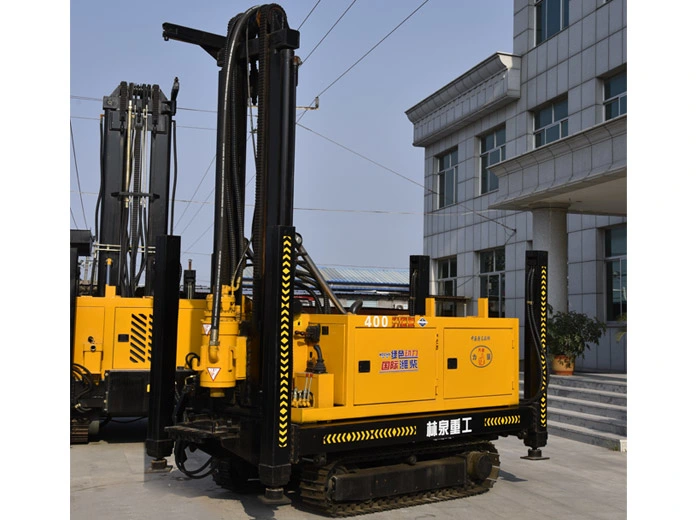 Crawler DTH Ground Water Well Drilling Rig 400m Air Drilling Machine Borehole Drill Tool
