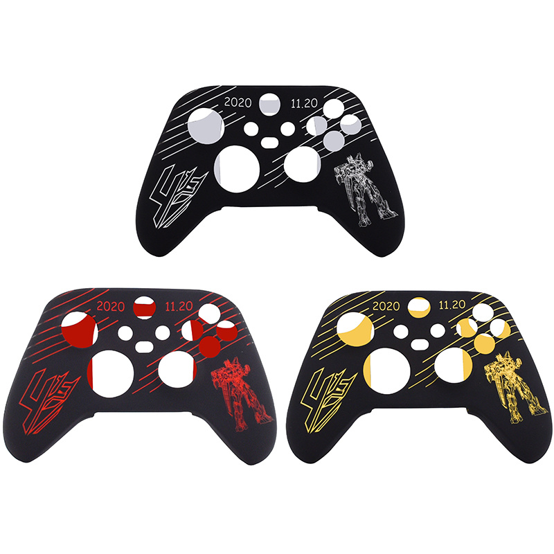 Racing Car Football Transformers Camouflage Replacement Plastic Protective Cover for xBox Sx Silicone Rubber Game Case