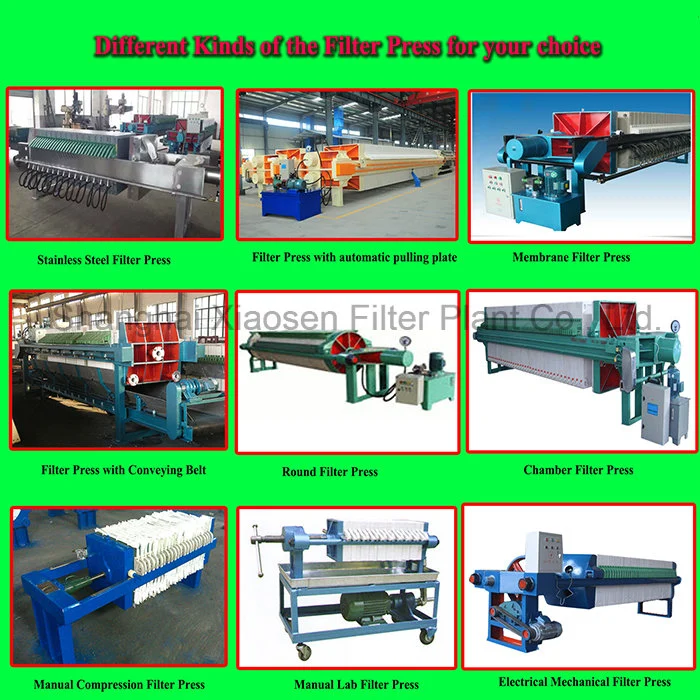 Industrial Hydraulic Automatic Membrane Filter Press for Sludge Dewatering