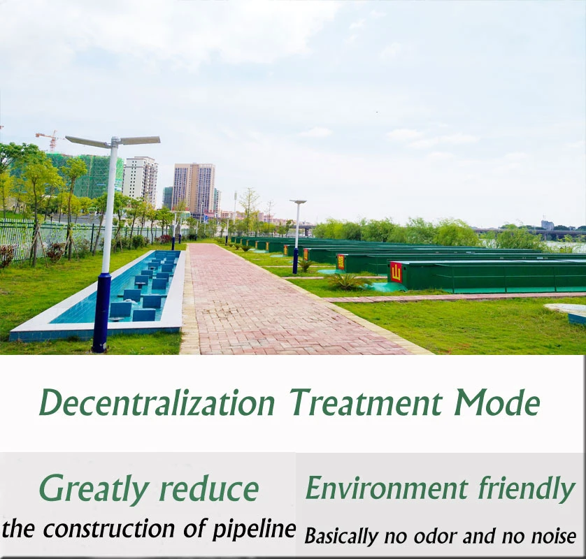 Residential Community Integrated Fmbr Compact Equipment Wastewater Treatment Plant Biological Treatment Mbr Sewage Treatment Equipment Biological Treatment