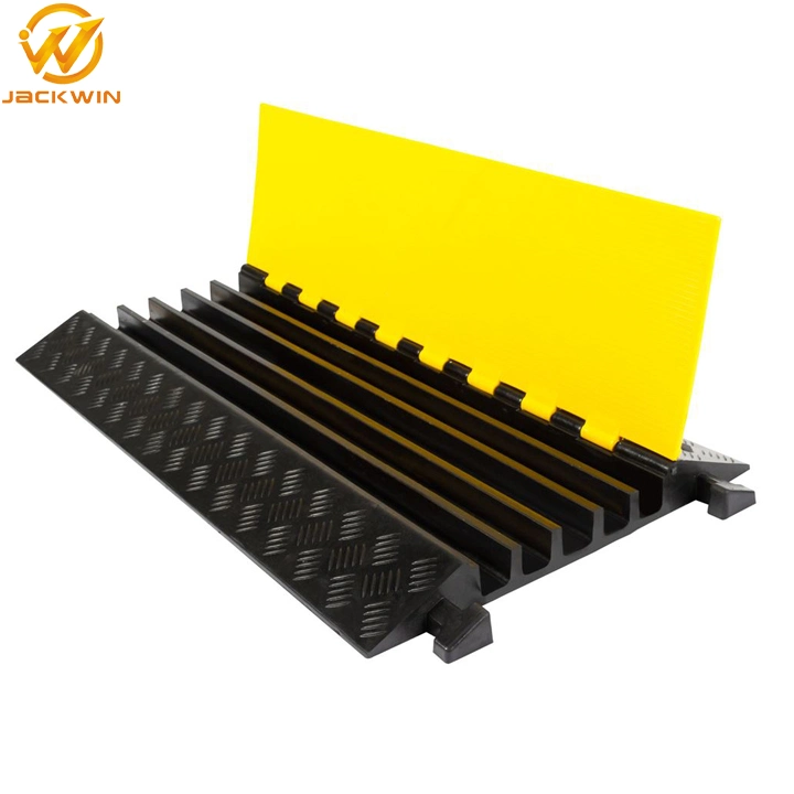 Electrical Cable Protector Cable Protector 5 Channel Yellow Jacket Cable Protector Rubber