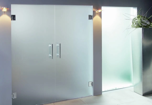 Frosted Acid Etched Glass Doors and Window Repair Glass Doors for Bathroom