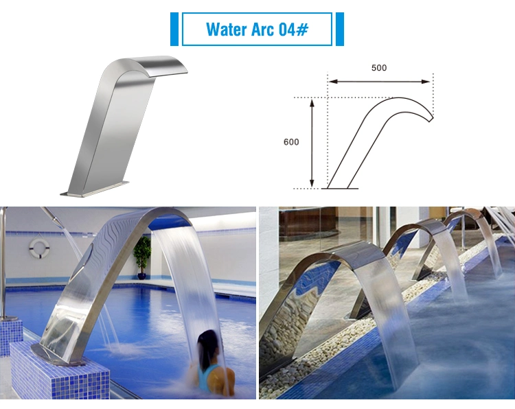 Swimming Pool or Home Decoration Blade Sheer Descent Waterfall