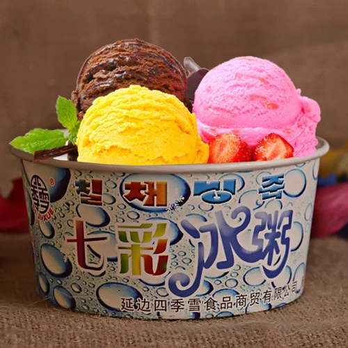 China Manufacturer Disposable Cup & Bowl for Ice Cream Salad Pudding Frozen Yogurt Water Ice