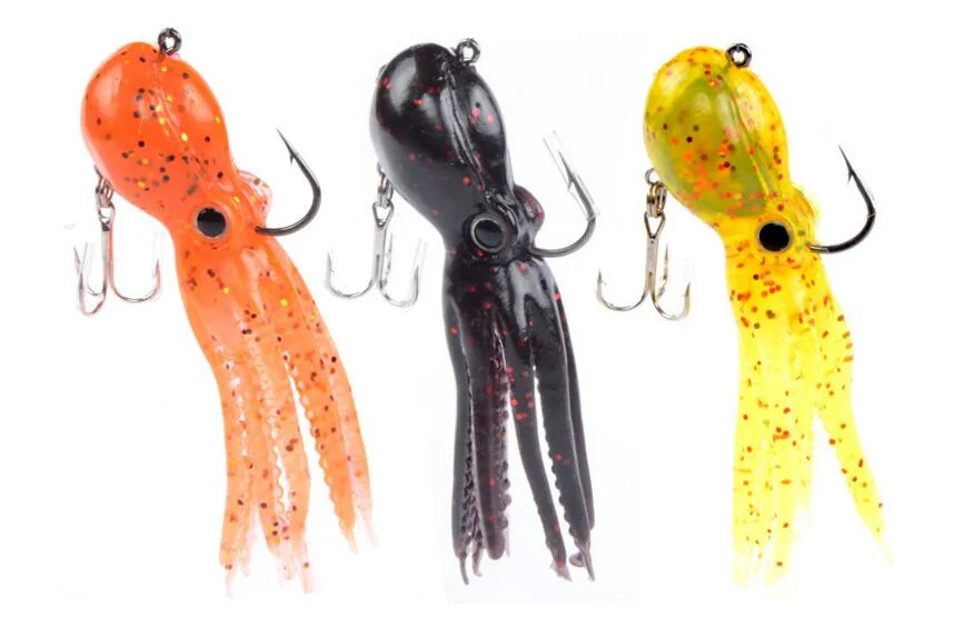 New Products 9cm Soft Octopus Lure Fishing Lures Fishing Tackle Soft Lure Octopus Lures