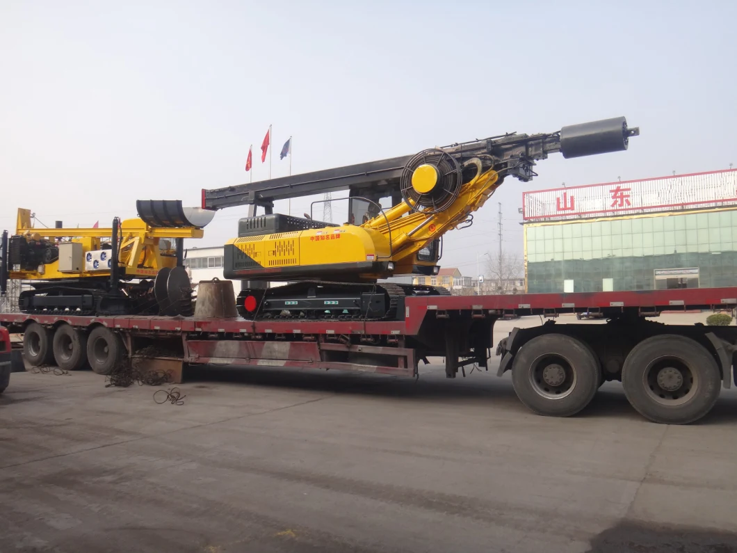 Hot Sale 60m Construction Machine Tool Crawler Rotary Drilling Rig for Mud Drilling