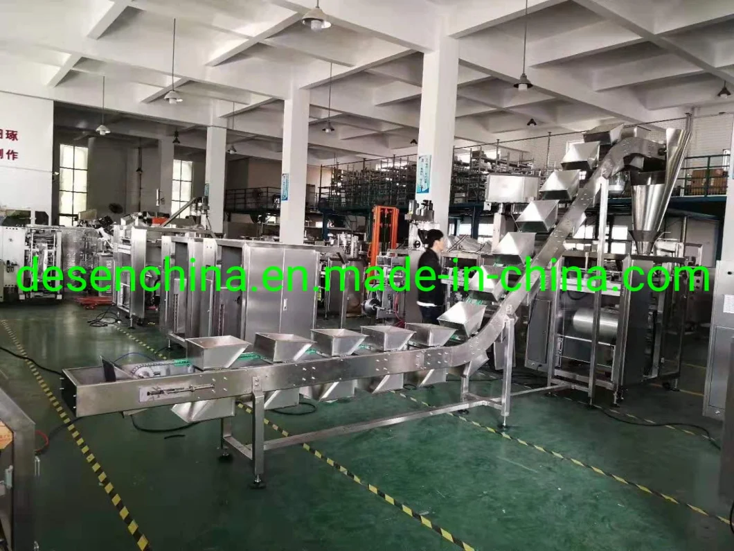 Automatic Frozen Dumplings, Ravioli, Meat Ball, Meat, Chicken, and Frozen Food Packing Machine